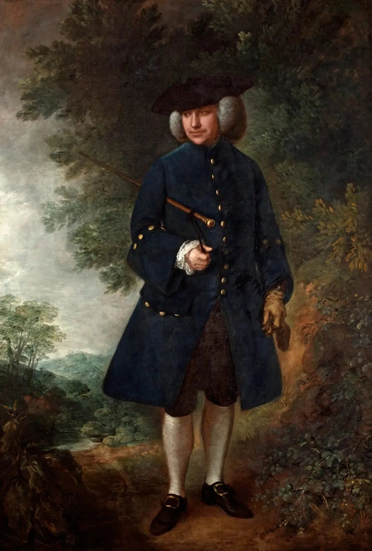 Dr Rice Charleton (1722/1723-1788) - Thomas Gainsborough image 1 copie peinte à la main à l’huile