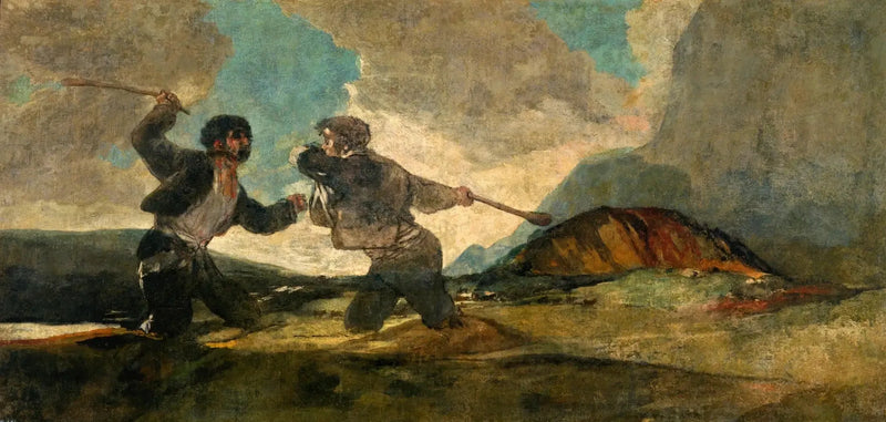 Duelo con garrote - Francisco de Goya