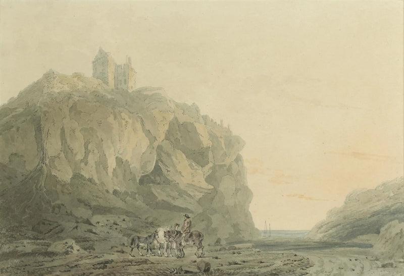 Castillo de Dunotter, Kincardineshire - J. M. W. Turner