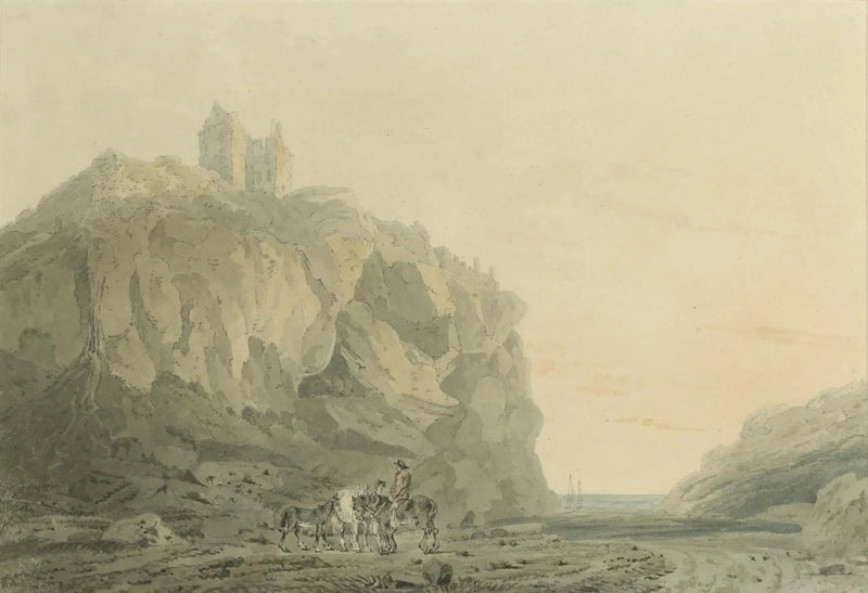 Castillo de Dunotter, Kincardineshire - J. M. W. Turner