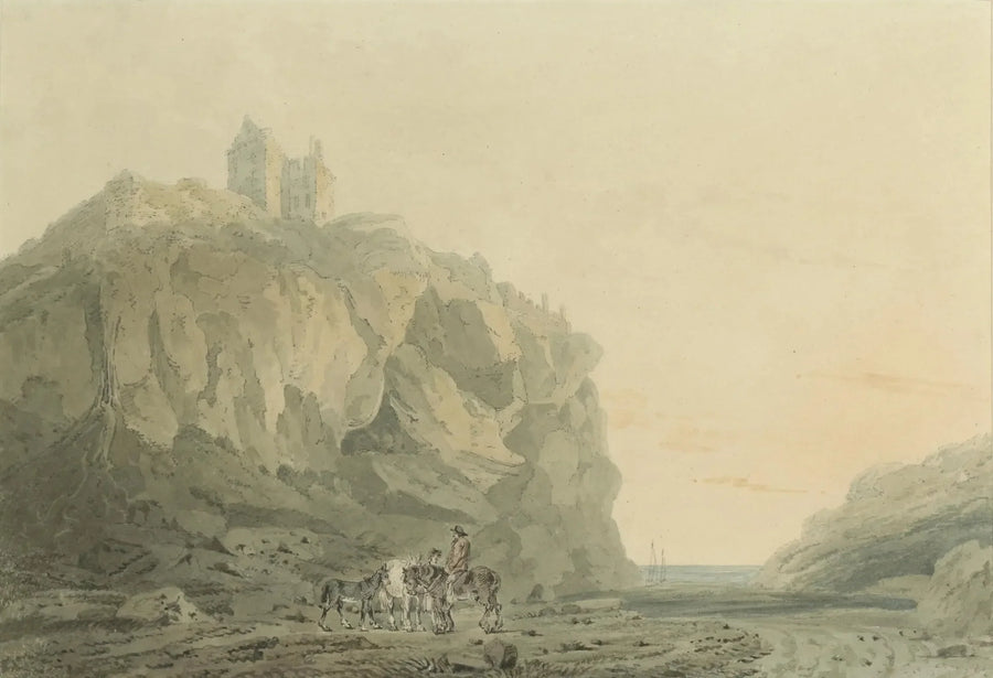 Castillo de Dunotter, Kincardineshire - J. M. W. Turner