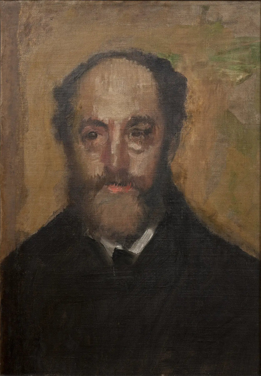Retrato del crítico de arte Durand-Gréville - Edgar Degas