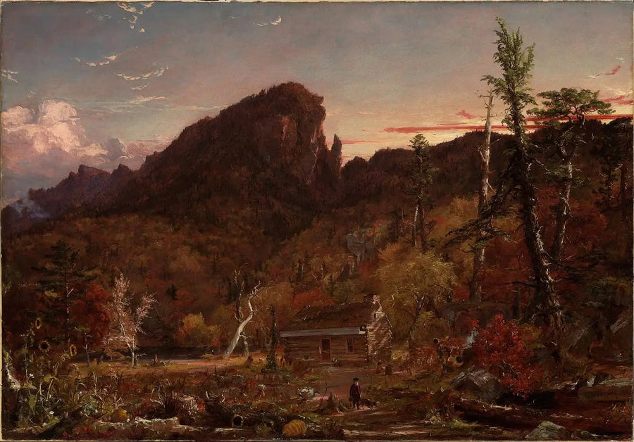 Acantilado del Águila, New Hampshire - Jasper Francis Cropsey