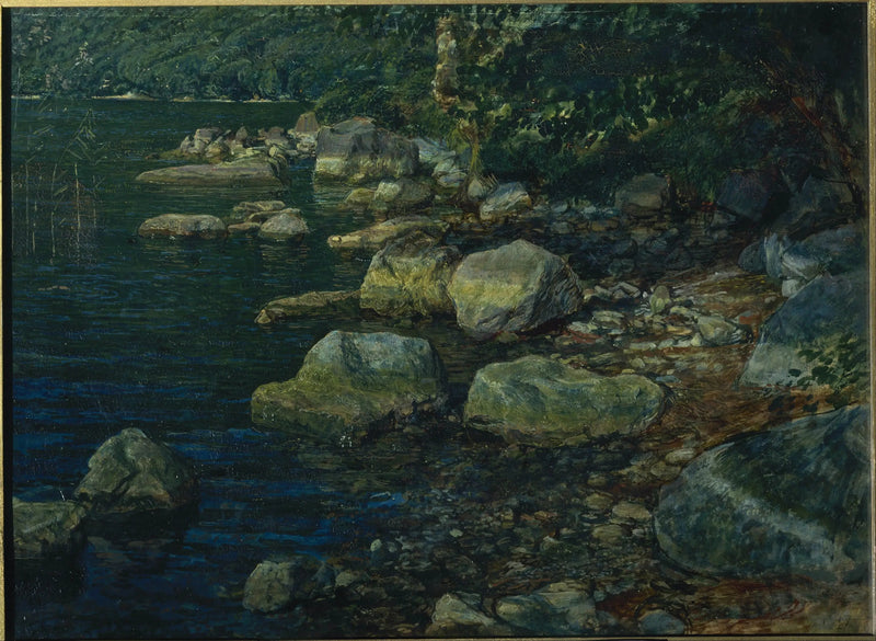 Agua y piedras cerca de Palazzuola - Alexandre Ivanov
