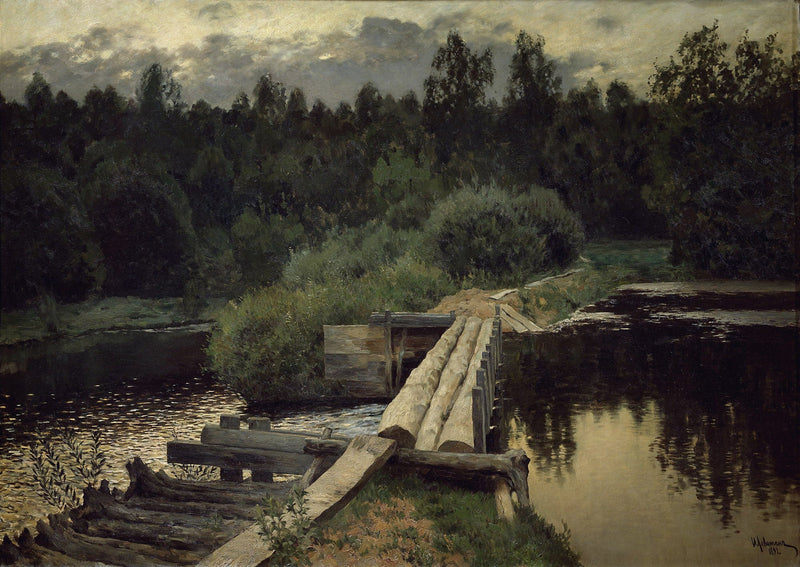 Aguas profundas - Isaac Levitan