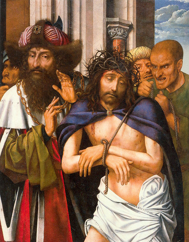 Ecce homo - Quentin Metsys image 1 copie de tableau peinte à la main