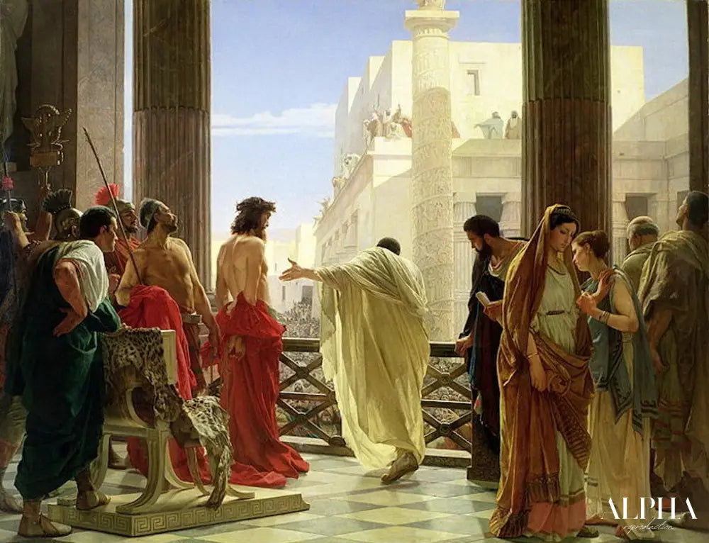 Ecce Homo (Voici l'homme !) - Antonio Ciseri - Reproductions de tableaux et peintures haut de gamme