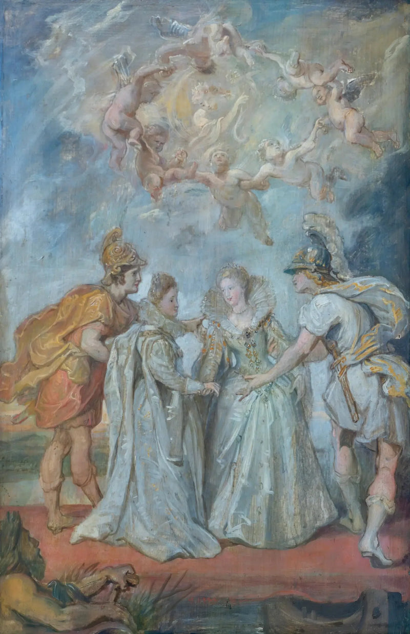 Intercambio familiar de princesas entre España y Francia el 9 de noviembre de 1615 - Peter Paul Rubens