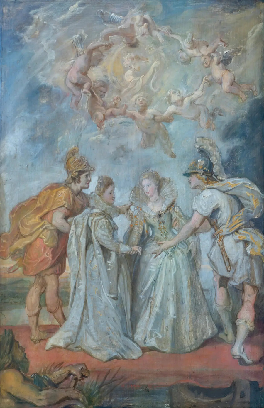 Intercambio familiar de princesas entre España y Francia el 9 de noviembre de 1615 - Peter Paul Rubens