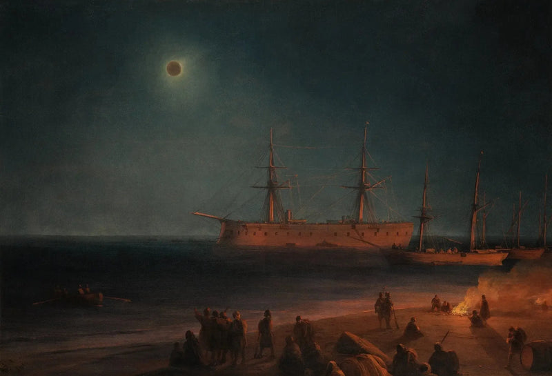 Eclipse solar en Feodosia - Ivan Aivazovski