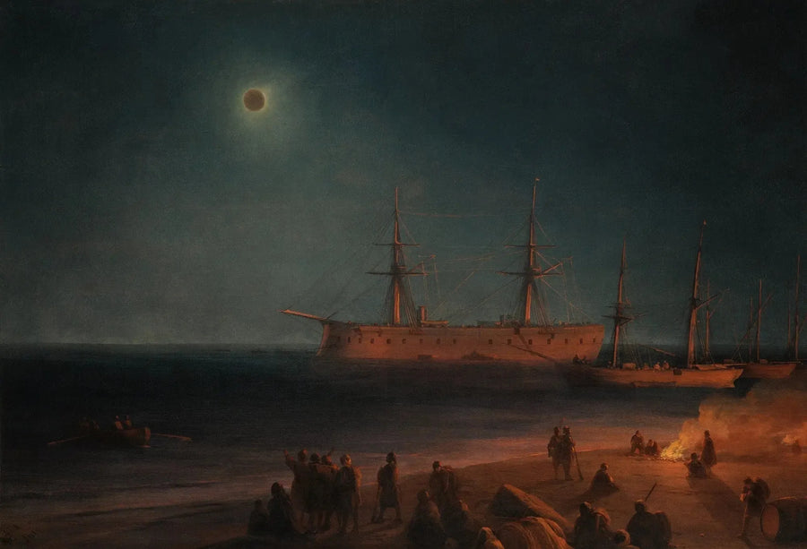 Eclipse solar en Feodosia - Ivan Aivazovski