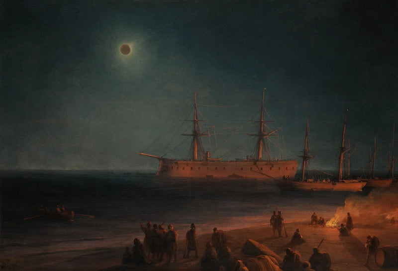 Eclipse solar en Feodosia - Ivan Aivazovski