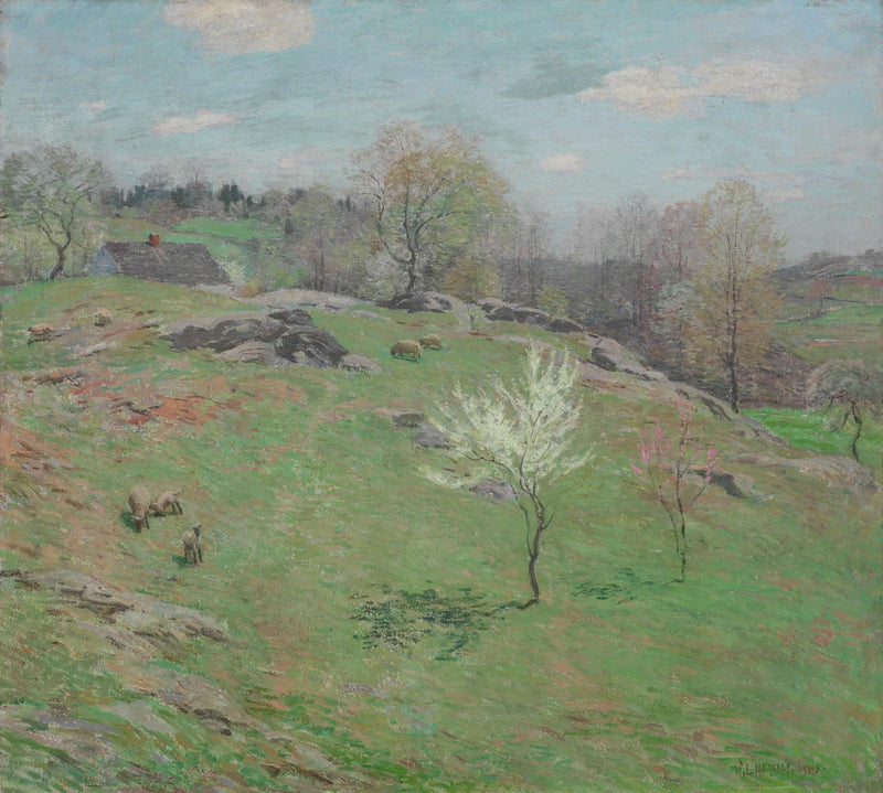 Eclosión de los capullos - Willard Metcalf
