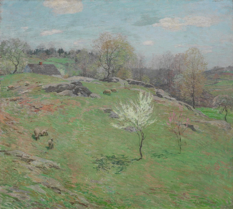 Eclosión de los capullos - Willard Metcalf