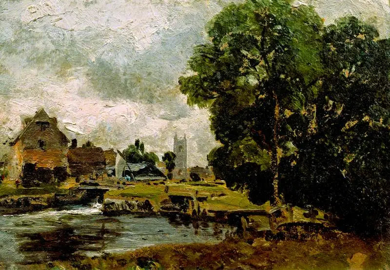 Esclusa y molino de Dedham - John Constable
