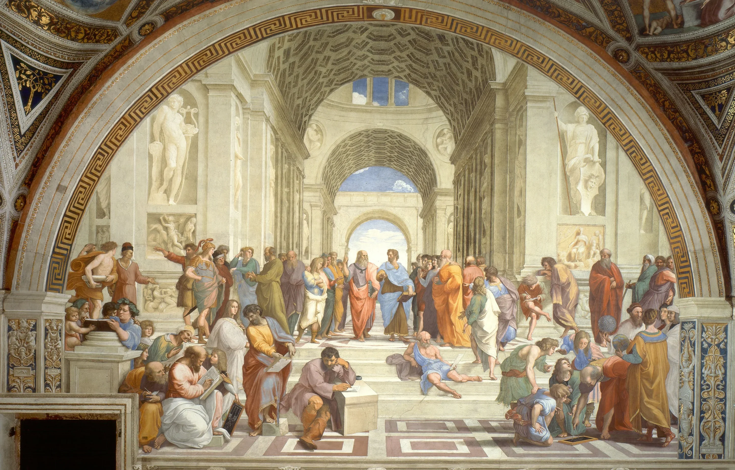 La Escuela de Atenas – Rafael (1509–1511)