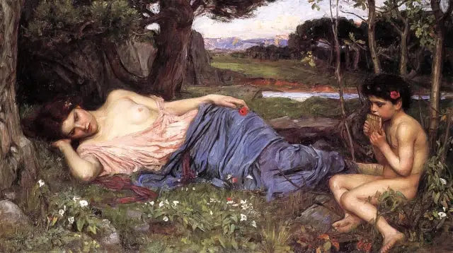 Escuchar sus dulces melodías - John William Waterhouse