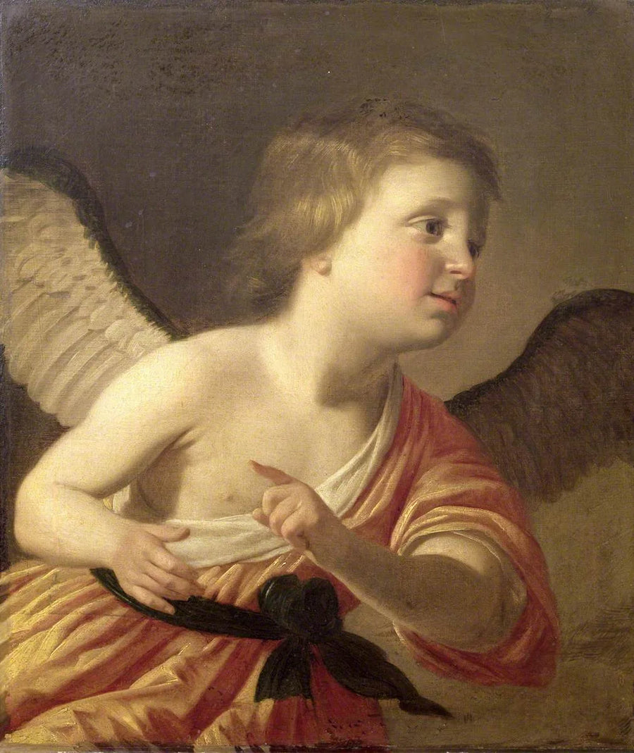 Édouard, príncipe palatino (1624–1663), cuando era niño, en ángel - Gerrit van Honthorst
