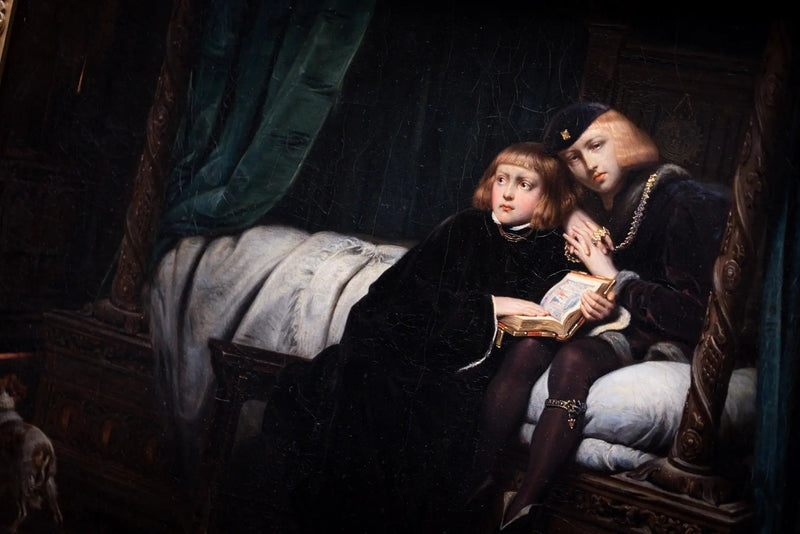 Édouard V y el duque de York en la Torre - Paul Delaroche
