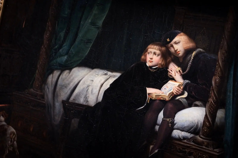 Édouard V y el duque de York en la Torre - Paul Delaroche