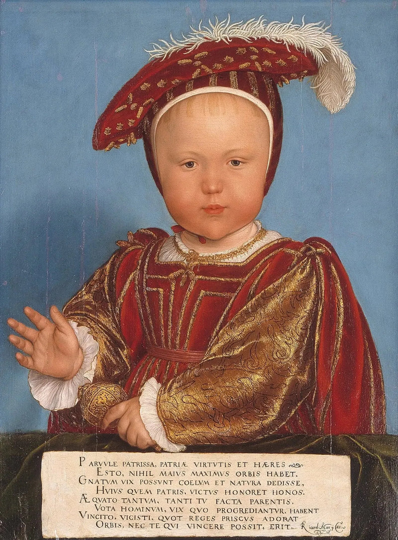 Eduardo, Príncipe de Gales, más tarde Rey Eduardo VI - Hans Holbein el Joven