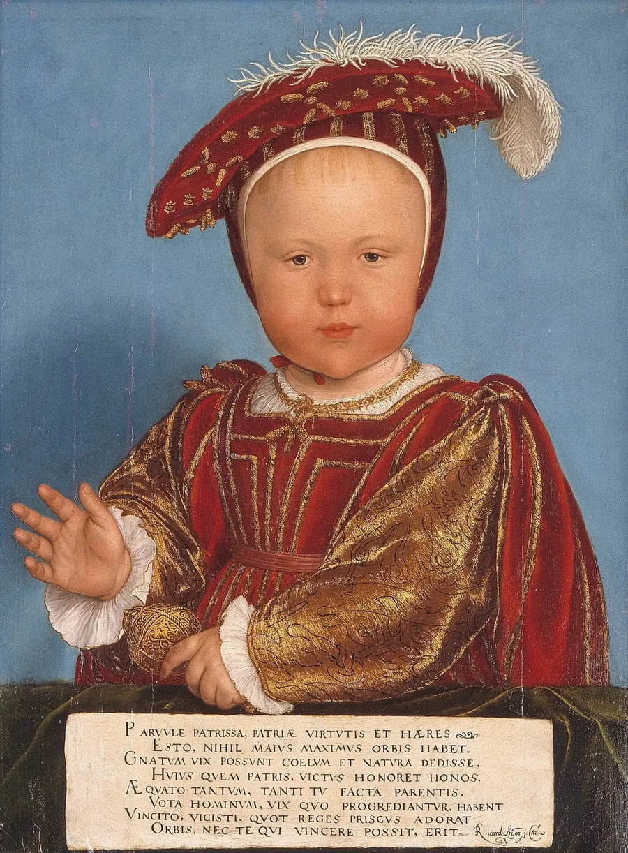 Eduardo, Príncipe de Gales, más tarde Rey Eduardo VI - Hans Holbein el Joven