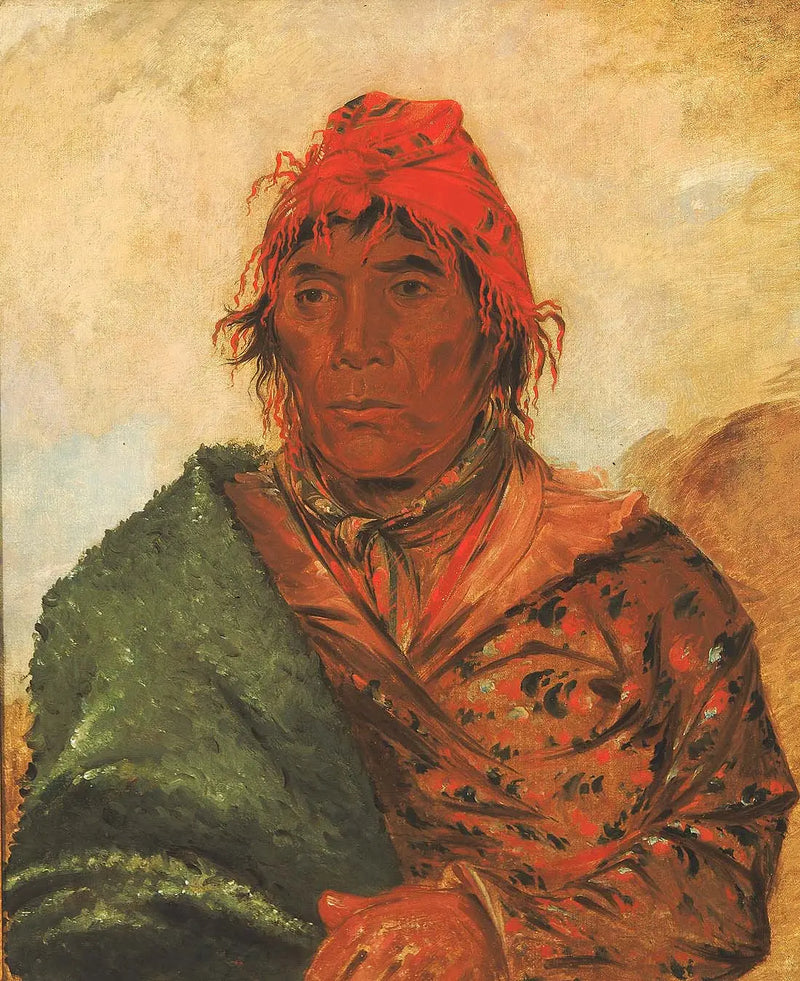Ee-mat-lá-, rey Felipe, segundo jefe - George Catlin