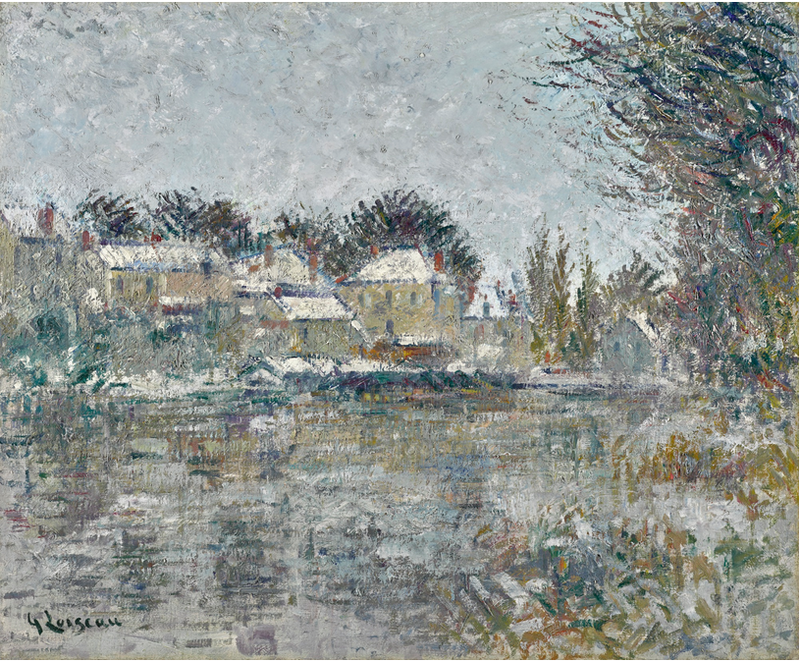 Efecto de nieve - Gustave Loiseau