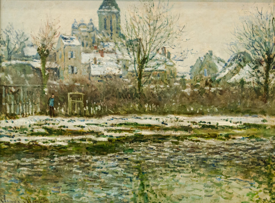 Efecto nieve en Vétheuil, Orsay W506 - Claude Monet