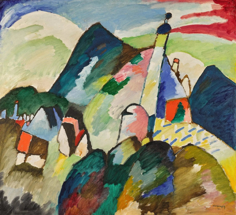 Iglesia de Murnau - Vassily Kandinsky