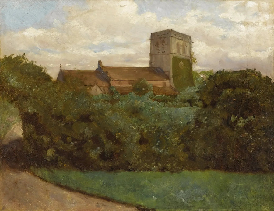 Iglesia de Tottenham, Londres, 1869 - Albert Bierstadt
