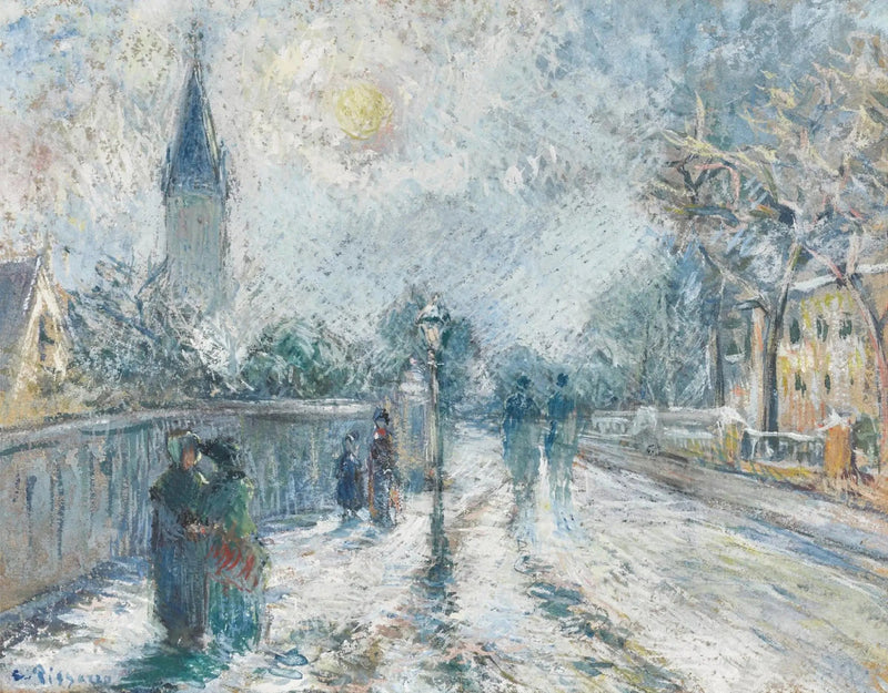 Iglesia de Todos los Santos - Camille Pissarro