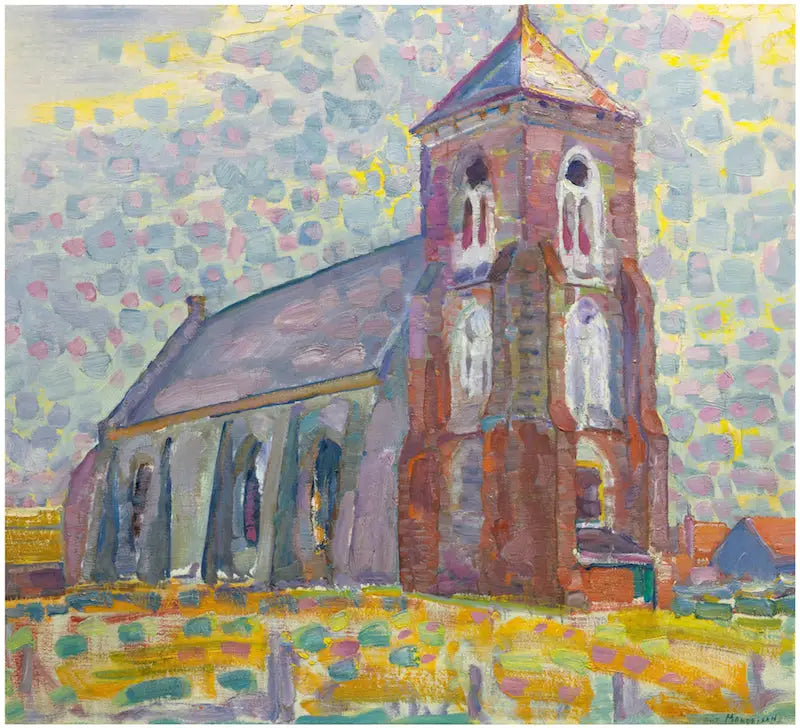 Iglesia de Zoutelande - Piet Mondrian