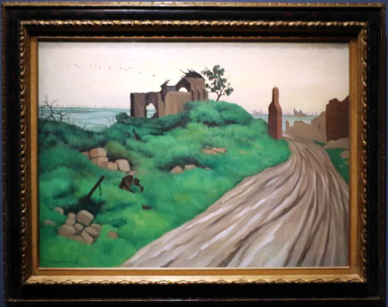 Iglesia de los Hurlus en ruinas - Félix Vallotton