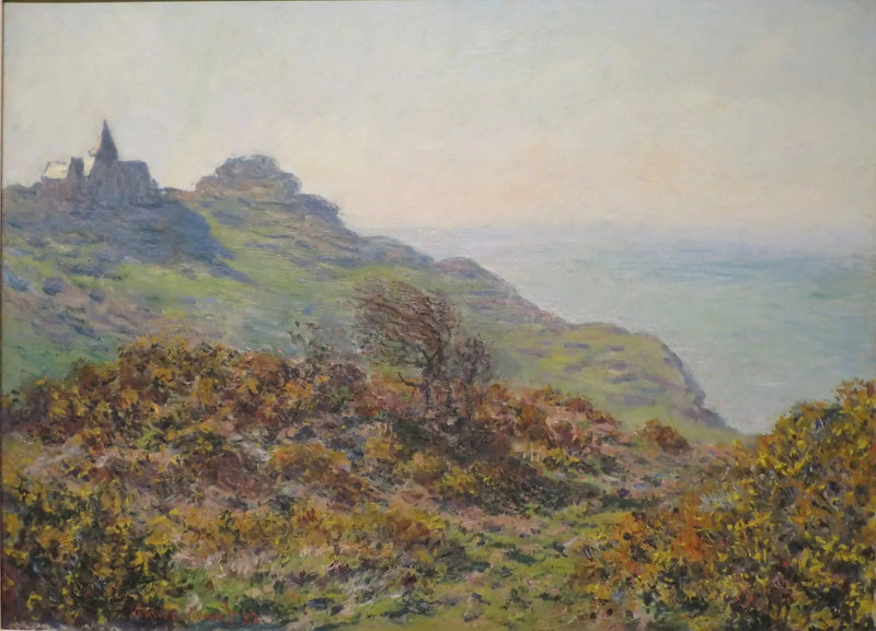 La Iglesia de Varengeville y la garganta de Moutiers - Claude Monet