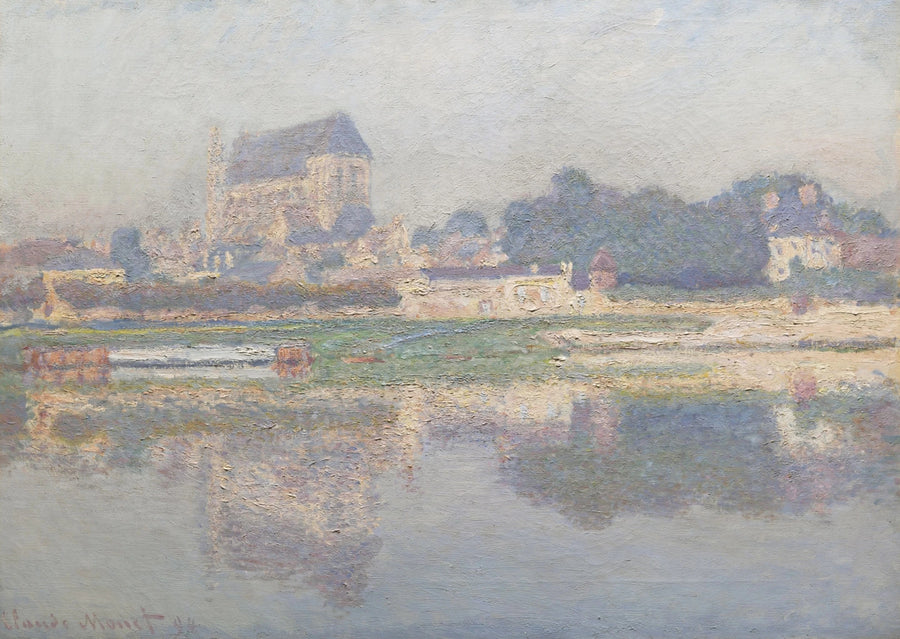 Iglesia de Vernon, sol W1387 - Claude Monet