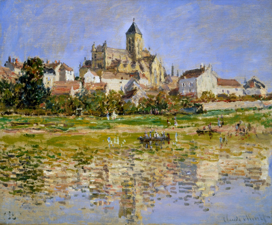 La iglesia de Vétheuil - Claude Monet