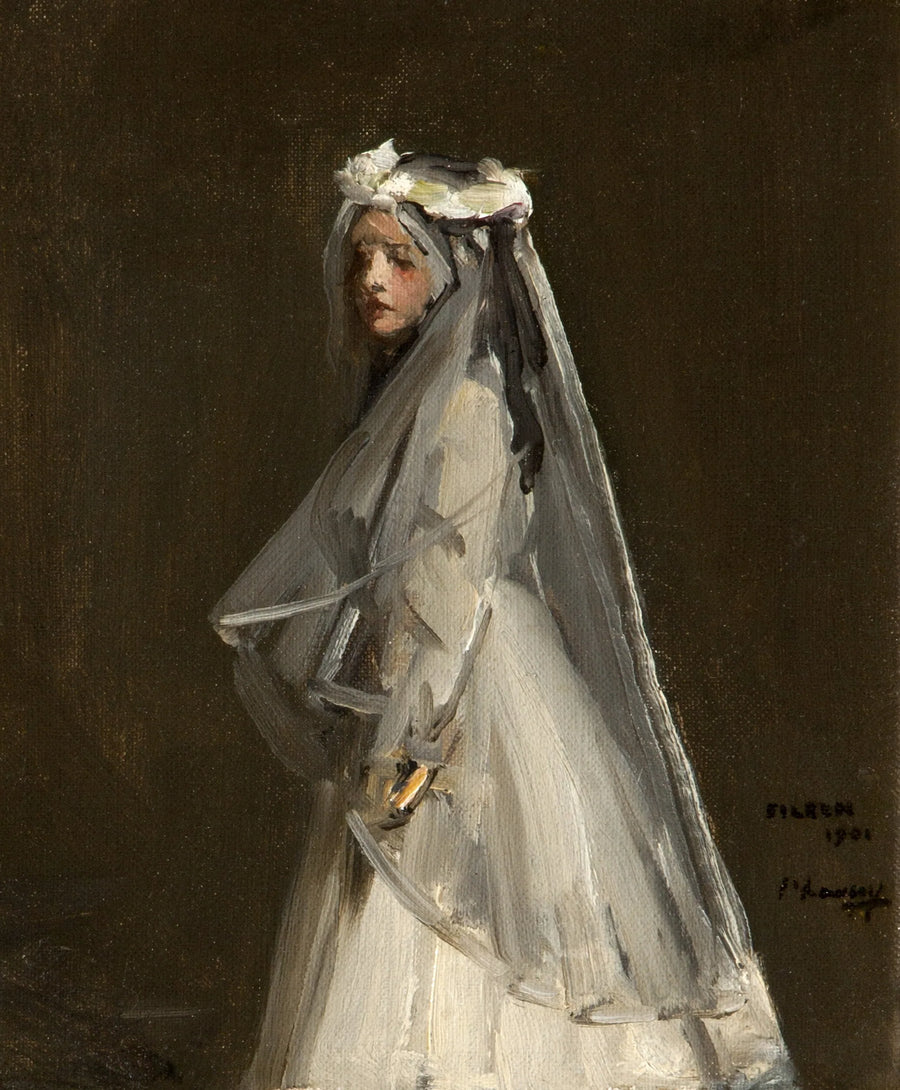 Eileen, su primera comunión - John Lavery
