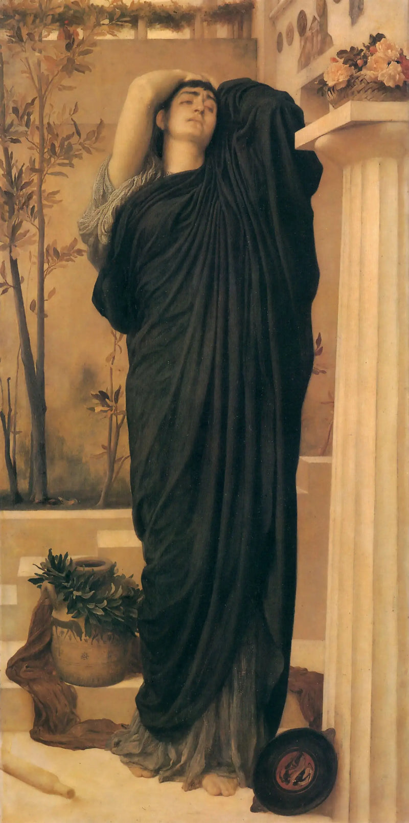 Electra en la tumba de Agamenón - Frederic Leighton