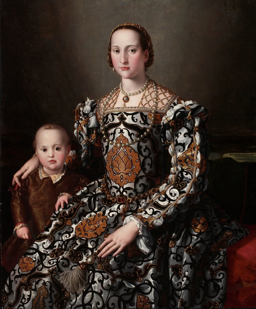 Eleonora de Toledo y su hijo - Bronzino