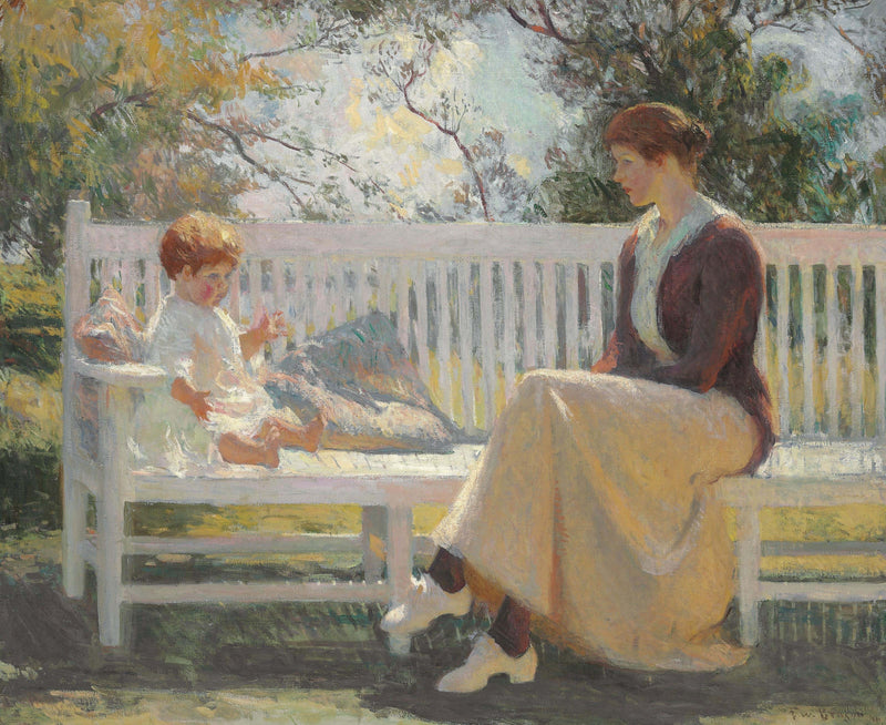 Éléonore y Benny - Frank Weston Benson