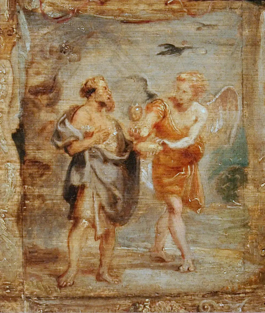 Élie y el ángel - Peter Paul Rubens