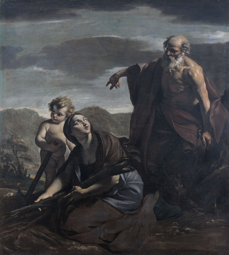 Elías y la viuda de Sarepta - Giovanni Lanfranco