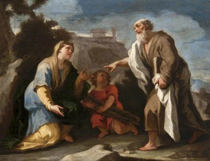 Elías y la viuda de Sarepta - Luca Giordano