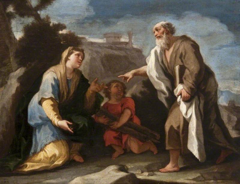 Élie et la veuve de Sarepta - Luca Giordano - Alpha Reproduction