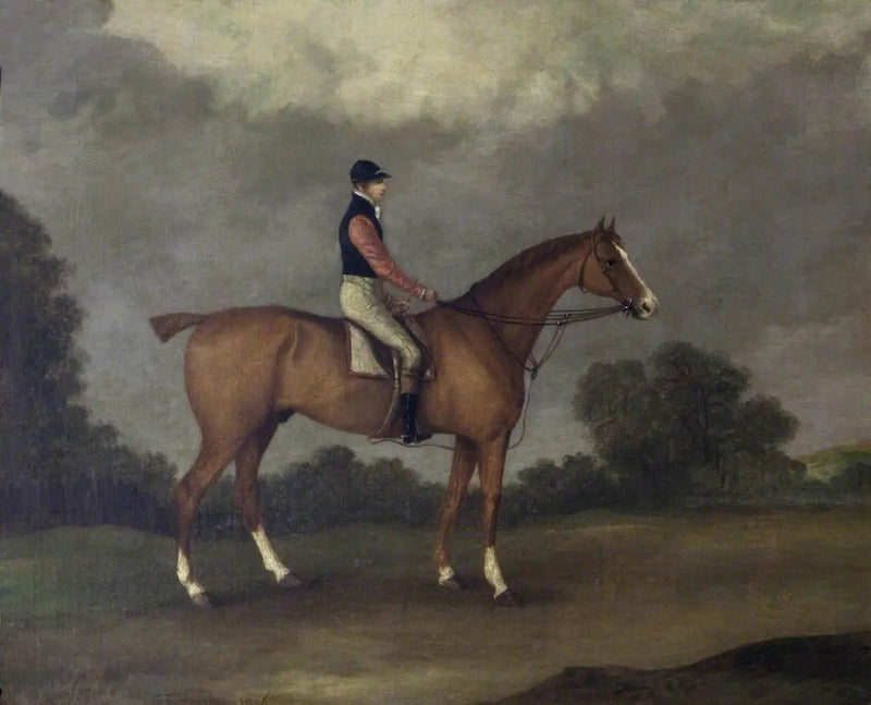 Elis', un caballo alazán, montado por J. Day - John Frederick Herring, Sr.