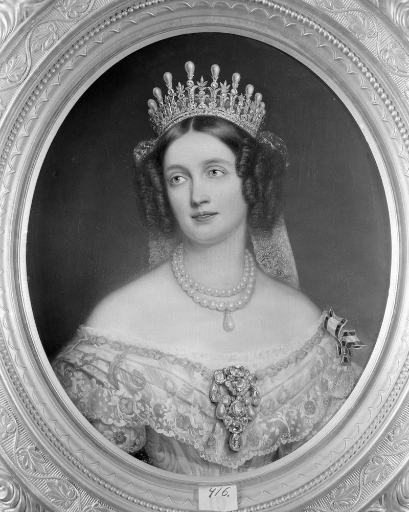 Elisabet (1801-1873), madre de Prusia, princesa de Baviera, fundadora del rey Federico Guillermo IV - Joseph Karl Stieler