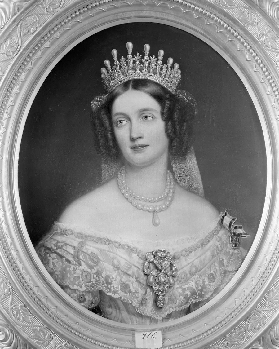 Elisabet (1801-1873), madre de Prusia, princesa de Baviera, fundadora del rey Federico Guillermo IV - Joseph Karl Stieler