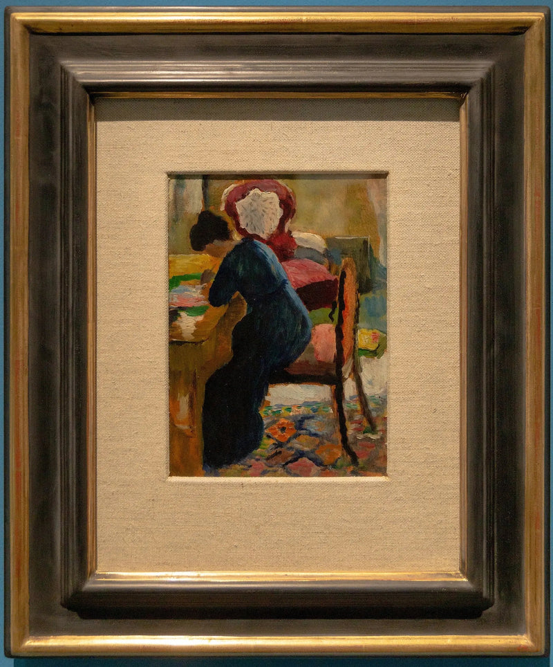 Elisabeth en la oficina - August Macke