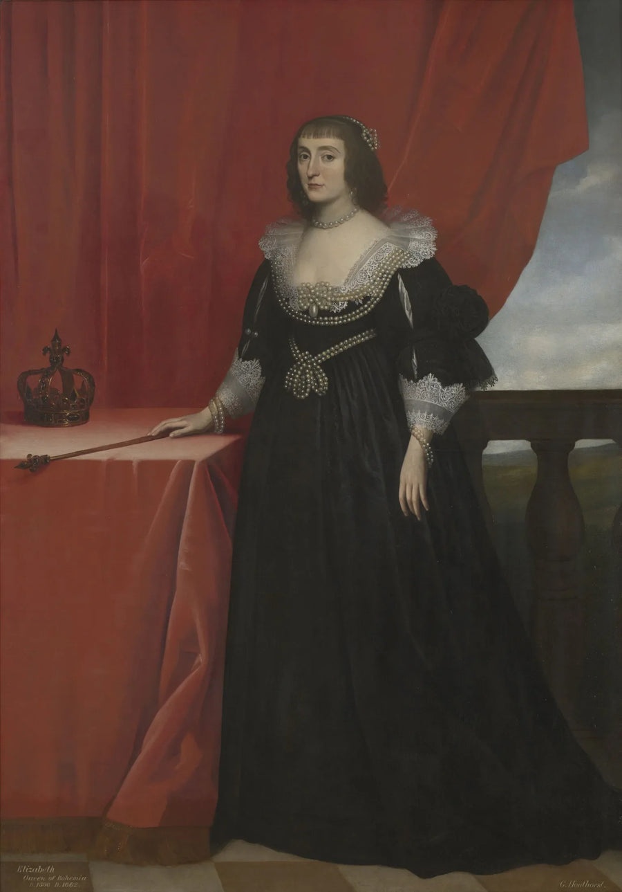 Elisabeth, reina de Bohemia (1596–1662), la « reina del invierno » - Gerrit van Honthorst
